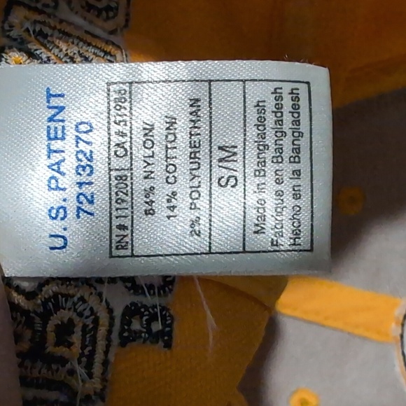 Reebok Fitmax 70,NHL Boston Bruins Men's Yellow Fitted Hat,S/M. - Picture 8 of 9